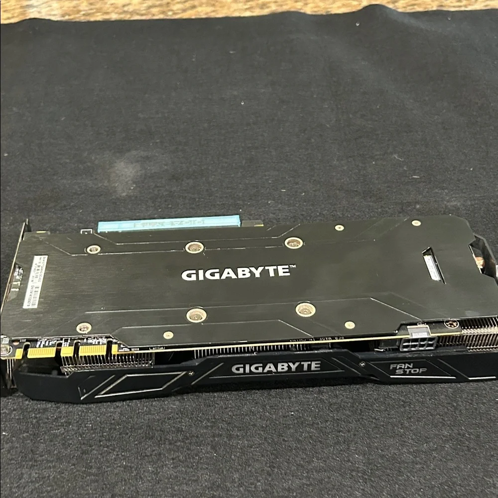GIGABYTE Triple Fan Black and Orange Graphics Card